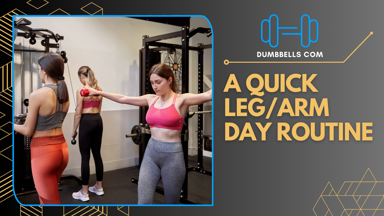 A Quick Leg/Arm Day Routine So You Can Let Yourself Off the Hook for Core Exercises