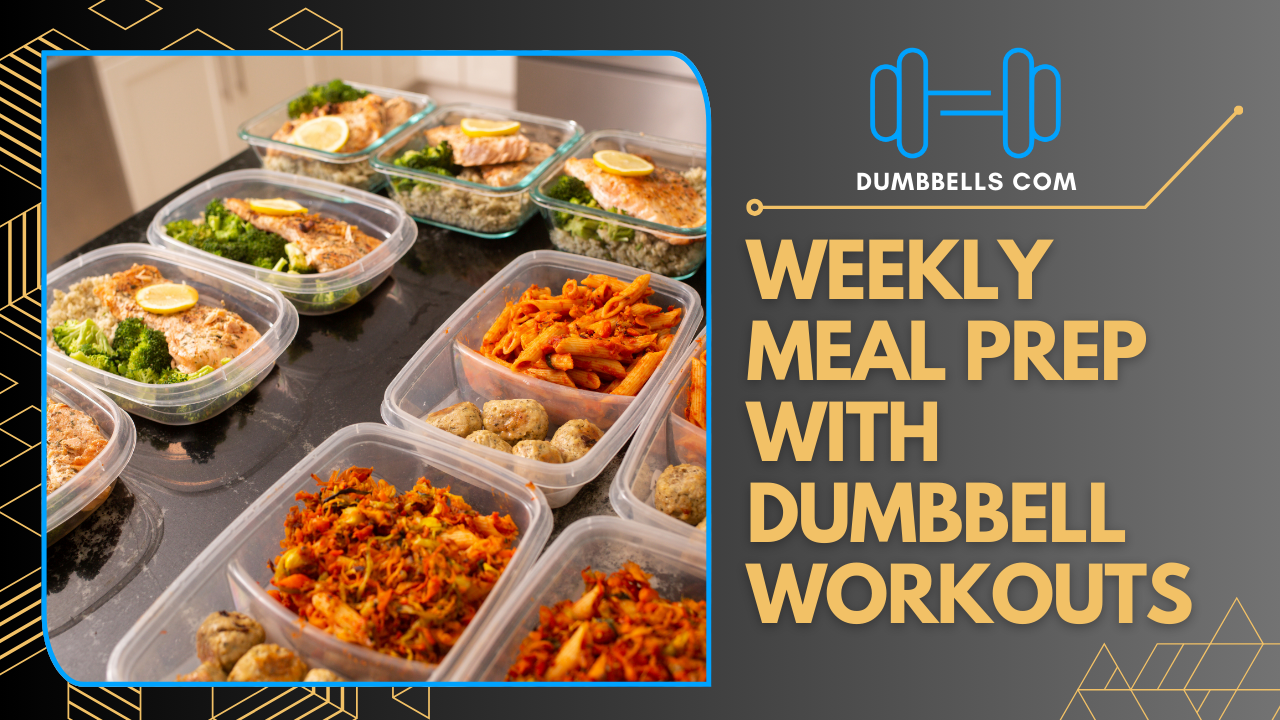 Weekly Meal Prep with Dumbbell Workouts