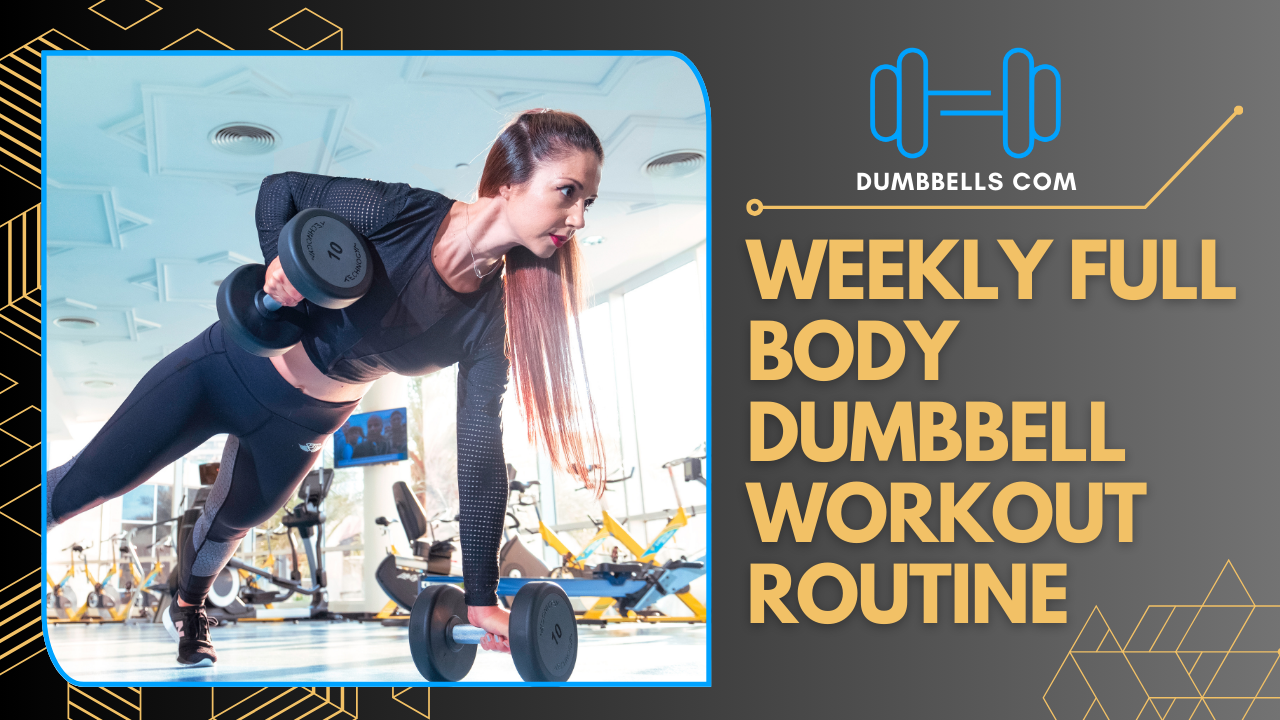 Weekly Full Body Dumbbell Workout Routine